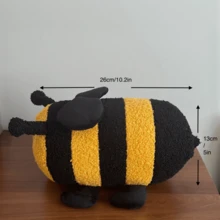 1pc Weighted Door Stop/Home Decor In Shapes Of Kitten, Chick, Puppy, Bee, Freestanding - Multicolor - View 9