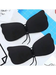 2 对粘性胸罩，露背无肩带胸罩聚拢，粘性隐形提升胸罩，婚礼聚拢胸罩，适合露背无钢圈晚礼服﻿ - 彩色 - 查看 27