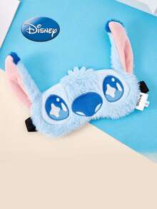 Disney 1个官方史迪奇卡通图案可爱柔软毛绒眼罩，弹性可调节便携3D耳罩，可水洗头带，舒适加厚吸汗毛绒，宽弹力设计，圣诞节、万圣节、生日礼物，送给家人和朋友 - 彩色 - 查看 5