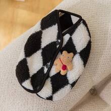 1pc Pet Plaid Fleece Jacket, Warm Sherpa Coat For Dogs & Cats - Multicolor - View 6