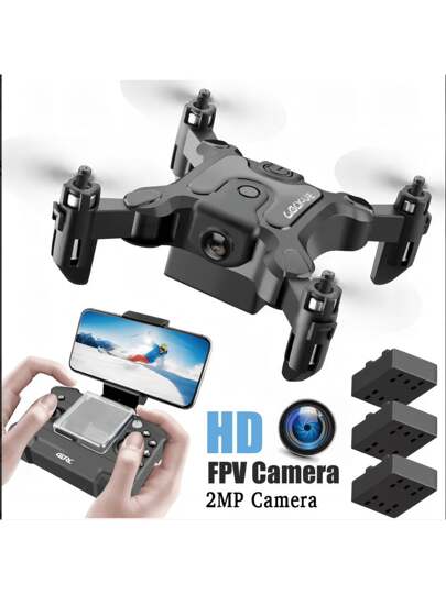 4DRC Mini Drone With Camera For Beginner Adults, FPV Drone Beginners RC Foldable Live Video Quadcopter,App Control,3D Flips And Headless Mode,One Key Return,Altitude Hold,2~4 Modular Batteries
