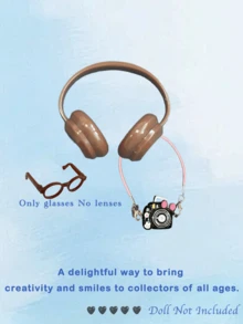 1/2/3PCS 17cm Doll Outfit Making Kit Compatible With Labubu - Adorable & Cool Styles /DIY Fashion Gift Set For Girls Kids & Friends /Cute Birthday Party Costumes, Stylish Easter Christmas Outfits (Doll Not Included) /Fun Music Festival & Summer Travel Role Play Accessories - Multicolor - View 21