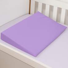 BABY MARATHON Anti-Reflux Pillow For American Crib And Bed, Ramp Filling + 1 Pillowcase - 中紫紅色 - 查看 1