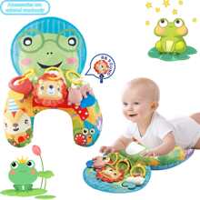 婴儿仰卧训练俯卧枕、U型趴卧枕-婴儿运动枕、多功能婴儿爬行垫、爬行垫-附赠各种附件、婴儿早教玩具（配件款式可能随机）