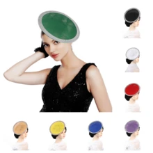 1pc Rhinestone Headband, Tea Party Derby Race Season Hair Accessory, Tiny Hats, Derby Hat, Mini Fascinator, Mini Top Hat , Mini Cap, Head Piece, Rave Accessories - A - View 9