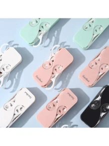 1PC Portable Dental Floss Storage Box - Automatic Pop-Up Design For Clean & Tidy Floss Storage - Travel Essential Organizer