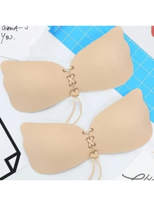 2 对粘性胸罩，露背无肩带胸罩聚拢，粘性隐形提升胸罩，婚礼聚拢胸罩，适合露背无钢圈晚礼服﻿ - 彩色 - 查看 29