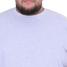 Brooklyn New York Men's Plus Size Long Sleeve T-Shirt 100% Cotton - 灰色 - 查看 3