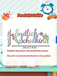 Colorful Graduation Cake Decorations Toppers, Back To School Season Cake Decor Picks, Suitable For Cupcakes And Party Celebrations - Multicolor - View 4