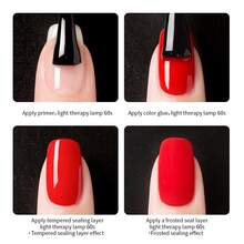 Professional 10ml Nail Gel Kit: Base Coat, Top Coat, Matte Top Coat | Chip-Resistant, UV Protection, Color-Lock For Salon & Outdoor Wear Hollween Nails Nail Supplies Glue On Nails Nail Builder Gel Gel Nail Polish Nail Supplies