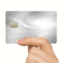 4 件/2 件/1 件亮面奶油色信用卡薄乙烯基贴纸，无残留，适用于信用卡、借记卡、交通卡、钥匙卡和银行卡，防水、防刮、防滑，适用于学校用品，返校