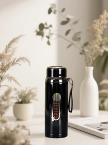 1 Pc Large-Capacity Stainless Steel Vacuum Insulated Insulated Cup, Exquisite And Simple Outdoor Sports Cup, Car Cup, Leak-Proof Vacuum Insulated Bottle,Suitable For Various Beverages Such As Tea, Coffee, Milk, Juice, Etc., Suitable For A Gift Cup For Men And Women,Work, Picnic, Travel, Camping, Going To Work, Vacation, Fitness, As A Gift For Friends And Relatives, Graduation Season, And Present,Back-To-School Season