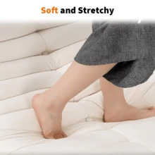 Lislark Sofa Chairs, Corner Bean Bag Chairs, Oversized Fireside Chair Comfy Lazy Floor Sofa, Single Seat Memory Foam Bean Bag For Living Room, Bedroom Apartment Office (Beige) - 米色 - 查看 9