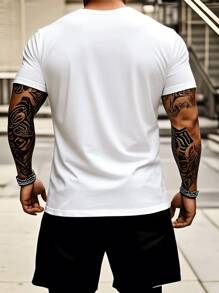 Men's Summer Cruise Life TShirt Colorful Graphic Tee With Palm Tree,Starfish,Seashells,And Dolphin Design.