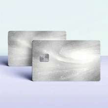 4 件/2 件/1 件亮面奶油色信用卡薄乙烯基贴纸，无残留，适用于信用卡、借记卡、交通卡、钥匙卡和银行卡，防水、防刮、防滑，适用于学校用品，返校