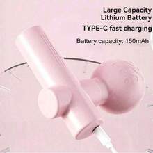 新款迷你按摩枪，紧凑型肌肉按摩枪，肌肉放松振动按摩枪，便携式棒状按摩器，颈部和全身肌肉按摩健身器材 - 彩色 - 查看 7