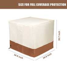 Air Conditioner Cover For Outside Units, AC Cover For Outdoor Central Unit Square Fits Up To 30 X 30 X 34 Inches - one-size - View 3