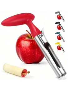 Premium Apple Corer Remover, Stainless Steel Apple Pear Seed Core Tool, Fruit Cutter, Seeder, Slicer Knife, Kitchen Tools For Vegetables