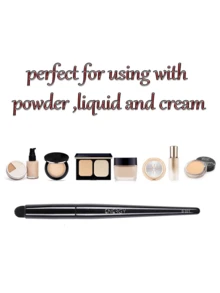 ENERGY 锥形遮瑕刷 眼下迷你歌舞伎化妆刷、粉底刷、遮瑕刷、腮红刷、轮廓刷、修容刷、散粉刷、粉底刷、腮红刷