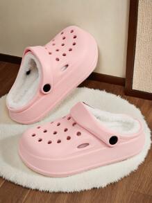 Winterwarme Mode Jungen und Mädchen Höhle Hausschuhe flach, bequem für Zuhause, Lässig, Alltag und Outdoor-Partys, neue Kinderhausschuhe