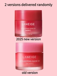 Laneige Mascarilla nocturna para los labios K-Beauty de 20g, que nutre, hidrata, aporta vitamina C, con manteca de murumuru y manteca de karité, antioxidantes, para labios con descamación y resecos. Sencilla, elegante, práctica y multifuncional. Cuidado labial, cosmética coreana, sabor a baya