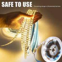 1 件，10M/5M/3M/2M/1M LED 灯带，USB 供电，电视背光，家居氛围装饰灯，床头灯，LED 夜灯，适用于家庭、房间、客厅、卧室、厨房、浴室装饰 - 白色 - 查看 2