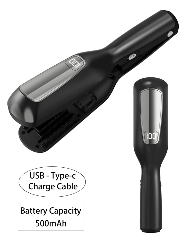 1pc Professional Hair Straightener Hair End Trimmer Hair Split Cutter For Women And Girls LED Display 500mAh Battery Capacity