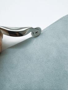 Con lăn vẽ rập, dụng cụ vẽ rập may mặc, thích hợp cho vải, giấy, da thủ công, có thể dùng để ép các đường may ra giấy. - Màu vàng - Xem 1