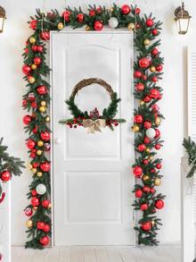 1pc Christmas Wreath ,Christmas Decor For Front Door Christmas Wreaths For Front Door,Christmas Decoration