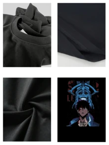 Men T-Shirts - màu đen - Xem 4