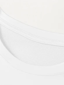 Basic Traditional Casual T-Shirt Printed Chromatic Mouth Unisex Cotton Leisure Outing Cod 566