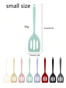 1PC Silicone Slotted Design Non-Stick Mixing Pancake Turner Spatula Cooking Tool,Small Silicone Slotted Spatula,Heat Resistant Non-Stick Cooking Steak Pancake Spatula Kitchen Utensil,For Cooking, Baking,Grilling & Non-Stick Cookware,For Eggs, Pancakes & More