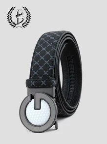 男士简约百搭腰带，字母G自动扣，休闲腰带，适合户外和商务场合，休闲、商务、送给男友、丈夫、父亲、男士的礼物，日常穿着、时尚、青少年、户外、度假、运动、旅行、街头、波西米亚风、复古秋季、万圣节秋冬配饰，适合青少年、青年、男士，休闲、户外、运动、度假、毕业礼物、生日礼物、日常穿着