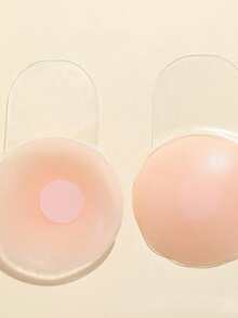 12 件可重复使用无缝硅胶乳贴 - 女士隐形自粘防凸乳房贴片，舒适透气，易于清洁，适合所有胸围尺寸，性感风格文胸配件，隐蔽覆盖 | 舒适贴合。（2/12 件） - 彩色 - 查看 8