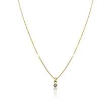 Boho Gold Color Multilevel Geometric Venice Chain Necklace For Women Female Fashion Vintage Round Crystal Pendant Jewelry Gift