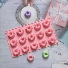 Silicone Spiral Mold: Convenient To Use, Can Be Used To Make Cute Spiral Snacks. Flexible Mold, Easy To Clean Mold For Baking Small Tools, Spiral Dessert Mold, Etc! Spiral Mold, Cute Snack Mold, Kitchen Utensils