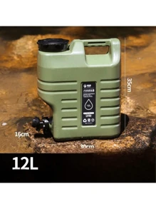 11L/12L Outdoor Self-Driving Bucket Car Bucket Household Water Storage Bucket Camping Bucket Drinking Pure Water Bucket PE Square Bucket