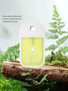 1 pieza de 38ml Desinfectante de manos portátil con múltiples aromas/Spray hidratante para pies. Limpieza suave, mantiene las manos limpias, portátil y de secado rápido, hidratante y protector para talones secos. Aroma refrescante, protección integral para comer fuera, interactuar con mascotas, actividades al aire libre, transporte público y volver a la escuela