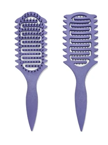 Cepillo definidor de rizos para cabello rizado - Peine suavizante y resistente al encrespamiento para cabello mojado o seco | Realza la definición de los rizos, deslizamiento suave, peinado sin esfuerzo