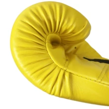 Yellow 8oz 10oz 12oz 14oz 16oz Breathable Boxing Gloves For Men And Women Suitable For Boxing Kickboxing Mixed Martial Arts Muay Thai MMA Heavy Bag Training Comfortable Boxing Gloves