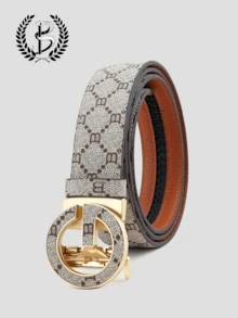 男士简约百搭腰带，字母G自动扣，休闲腰带，适合户外和商务场合，休闲、商务、送给男友、丈夫、父亲、男士的礼物，日常穿着、时尚、青少年、户外、度假、运动、旅行、街头、波西米亚风、复古秋季、万圣节秋冬配饰，适合青少年、青年、男士，休闲、户外、运动、度假、毕业礼物、生日礼物、日常穿着