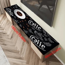 1pc Coffee Cup & Dish Drying Mat, Espresso Machine Countertop Absorbent Pad, Coffee Theme Bathroom Vanity Draining Mat, Soft Faucet Absorbent Pad, Vanity Cup Mat, Kitchen & Bathroom Accessories
