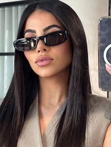 1 件椭圆形时尚小框时尚眼镜椭圆形墨镜