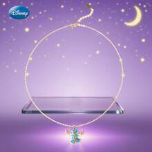 Disney 1PC Disney Officially Licensed Alloy Stitch Chain Necklace Women's Accessories Daily Practical Must-Haves Cute Cartoon Accessories Surprise Gift For The Valentine's Day Party