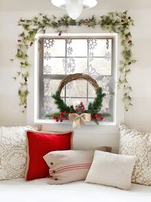 1pc Christmas Wreath ,Christmas Decor For Front Door Christmas Wreaths For Front Door,Christmas Decoration