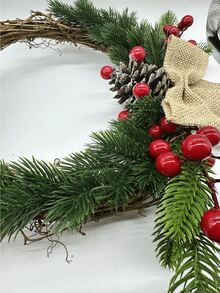 1pc Christmas Wreath ,Christmas Decor For Front Door Christmas Wreaths For Front Door,Christmas Decoration