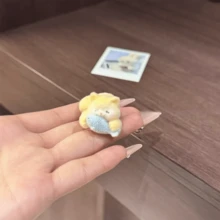 2个可爱甜美迷你橘猫发夹，女士适用，可固定侧刘海和碎发，爪夹，发爪，发夹，发卡，发夹，学生用品，发饰，头部饰品，发卡 - 彩色 - 查看 7