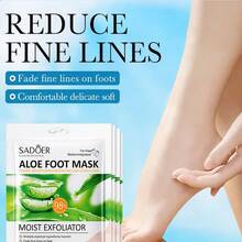 4 Pcs Moisturizing Foot Mask With Shea Butter And Goat Milk, Hydrating Foot Masks For Dry Cracked Feet, Dry Skin Moisturizer For Soft And Smooth Touch Feet - Men Women