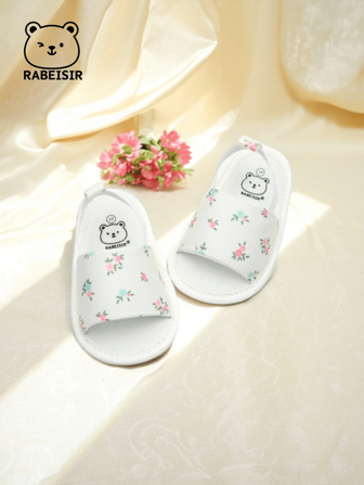 RABEISIR Toddler Pre-Walking Sandals, Ditsy Floral Soft Sole, Breathable Anti-Slip, Suitable For Daily & Holiday Wear, Spring/Summer