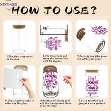 12PCS/SET UV DTF Transfer Stickers Sarcastic Cartoon Theme Style UV DTF Cup Wrap Suitable For Glasses, Notebooks, Computers, Tables And Chairs, Etc. For DIY Creativity, High Viscosity UV DTF Cup Sticker(Glass Not Included) - Multicolor - View 3